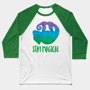 Stay Magical Levitating Chameleon Baseball T-Shirt